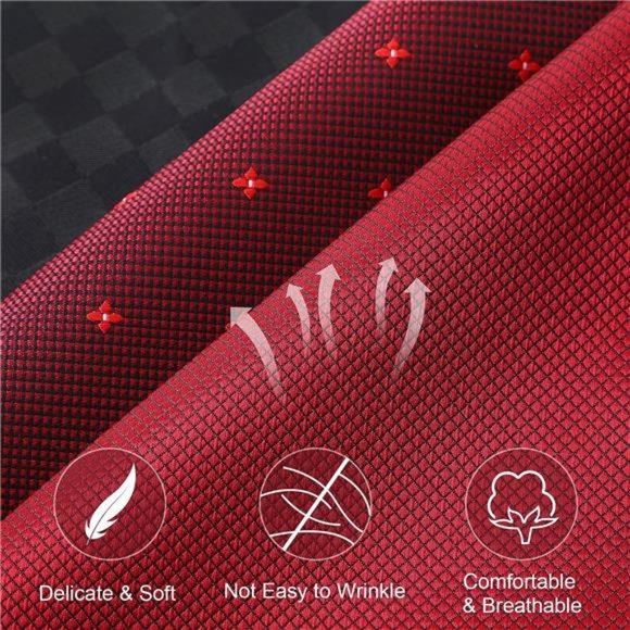 52 Pieces Mens Pocket Squares for Men Handkerchief Soft Silk Pocket Square - Picture 7 of 7